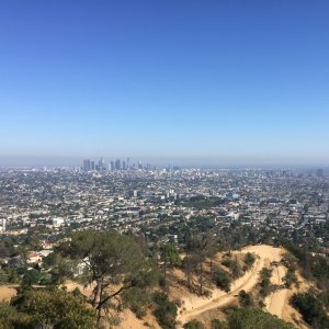 Vue de la randonnée des collines d'Hollywood