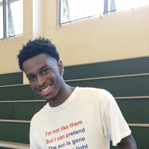 Shai Gilgeous Alexander avant son entraînement